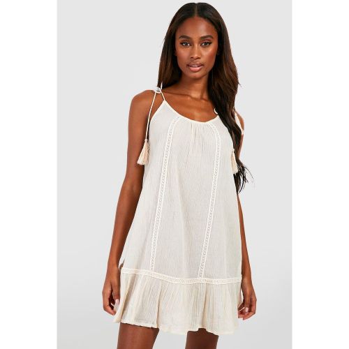 Robe De Plage À Franges - S - boohoo - Modalova