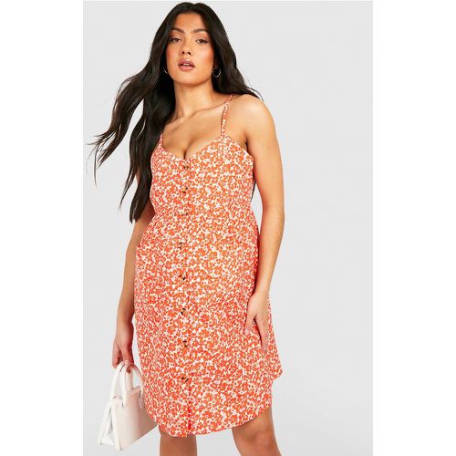 Maternité - Robe De Grossesse Babydoll Fleurie - 38 - boohoo - Modalova