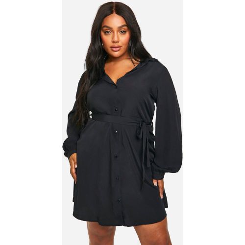 Grande Taille - Robe Chemise - 46 - boohoo - Modalova