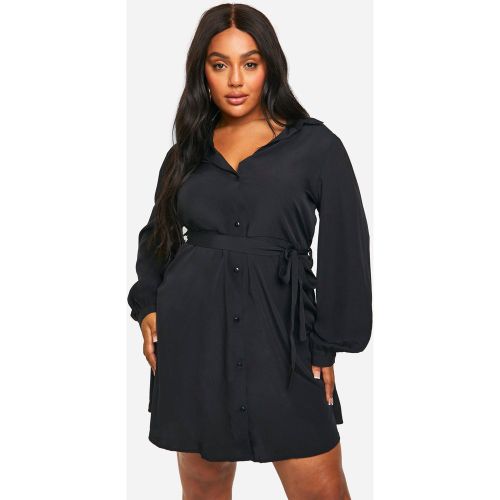 Grande Taille - Robe Chemise - 44 - boohoo - Modalova