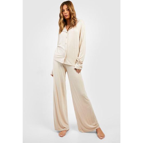 Pyjama Large En Jersey - 36 - boohoo - Modalova