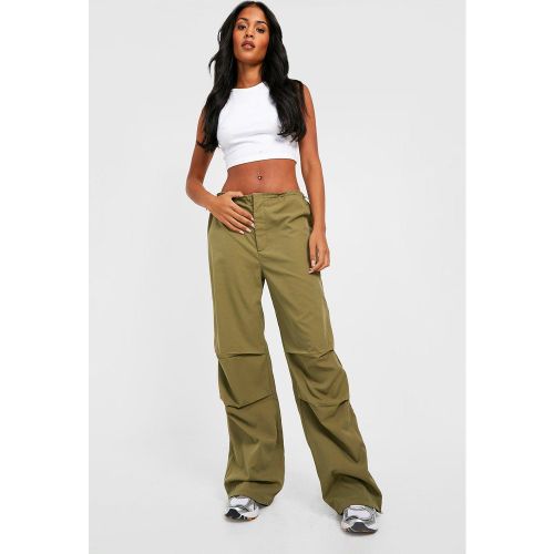 Tall" - Pantalon Cargo À Taille Basse Élastiquée - 34 - boohoo - Modalova