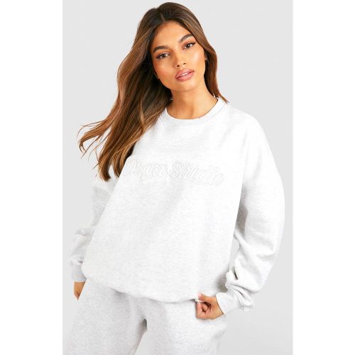 Sweat Oversize Brodé - S - boohoo - Modalova