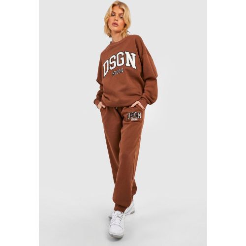 Jogging Oversize À Broderies - S - boohoo - Modalova