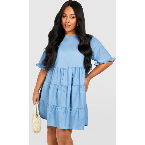 Grande Taille - Robe À Volants - 52 - boohoo - Modalova