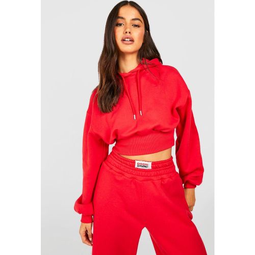 Sweat À Capuche Court Ample - S - boohoo - Modalova