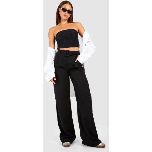 Tall" - Pantalon Large À Ceinture - 44 - boohoo - Modalova