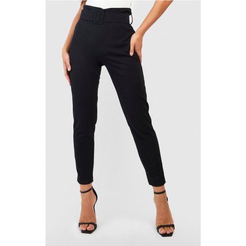Pantalon Cigarette À Ceinture - 38 - boohoo - Modalova