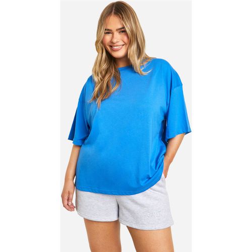 Grande Taille - T-Shirt Oversize Basique En Coton - 44 - boohoo - Modalova