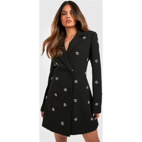 Robe Blazer Ornementée - 34 - boohoo - Modalova