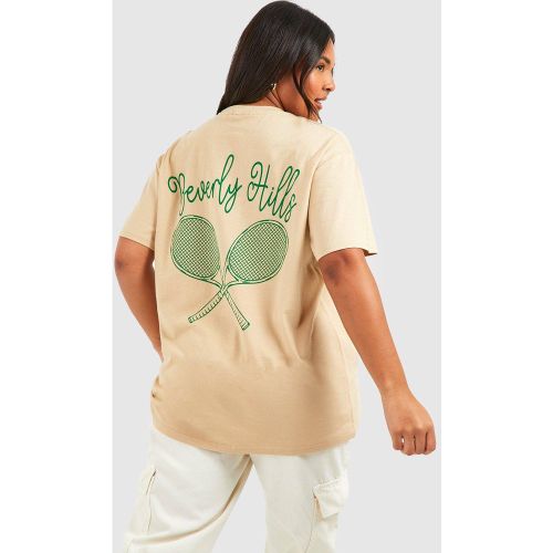 Grande Taille - T-Shirt Oversize À Slogan Beverly Hills - 16 - boohoo - Modalova