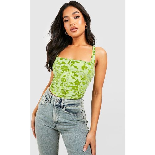 Petite" - Corset Fleuri - 10 - boohoo - Modalova