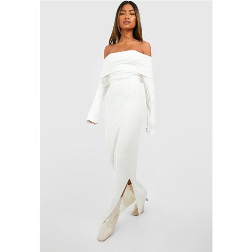 Robe Longue Oversize À Col Bateau - 36 - boohoo - Modalova