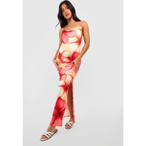 Maternité - Robe De Grossesse Longue Fleurie - 36 - boohoo - Modalova