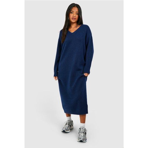 Robe Pull Oversize Longue En Maille Douce - 36 - boohoo - Modalova