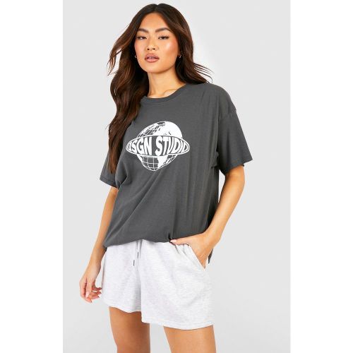 T-Shirt Oversize Imprimé - S - boohoo - Modalova