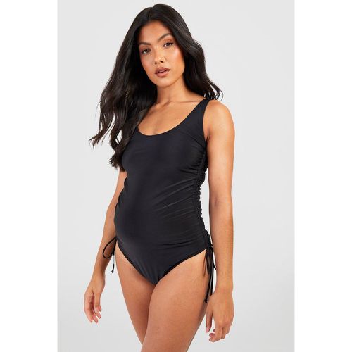 Maternité - Maillot De Bain Froncé - 38 - boohoo - Modalova