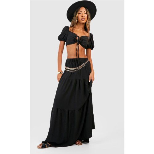 Ensemble Texturé Avec Bralette Et Jupe Longue - 42 - boohoo - Modalova