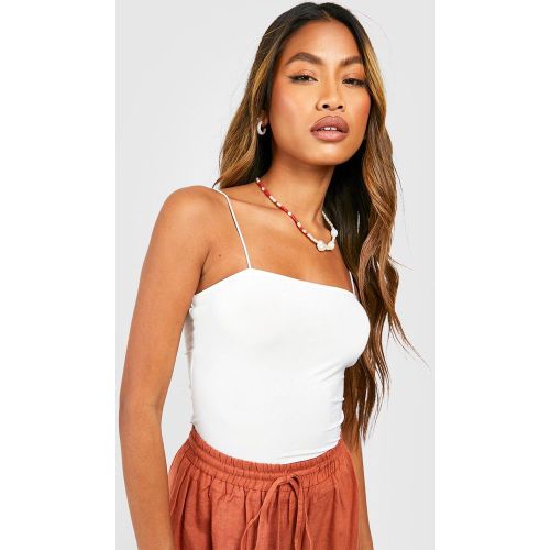 Crop Top Long À Bretelles Fines - 40 - boohoo - Modalova
