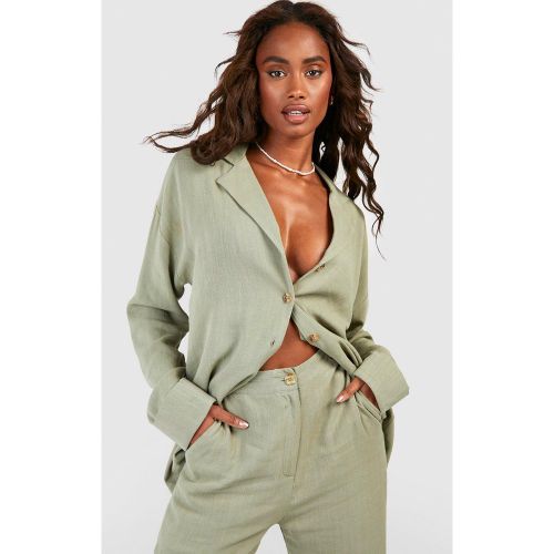 Chemise Ample À Manches Longues - 36 - boohoo - Modalova