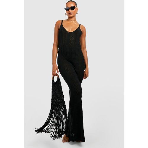 Tall" - Robe Longue En Maille - 40 - boohoo - Modalova