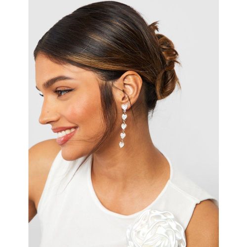 Boucles D'Oreilles À Cœurs - One Size - boohoo - Modalova