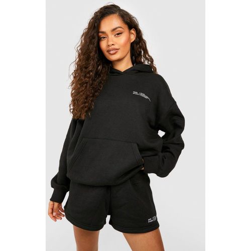 Survêtement À Slogan Avec Short - S - boohoo - Modalova