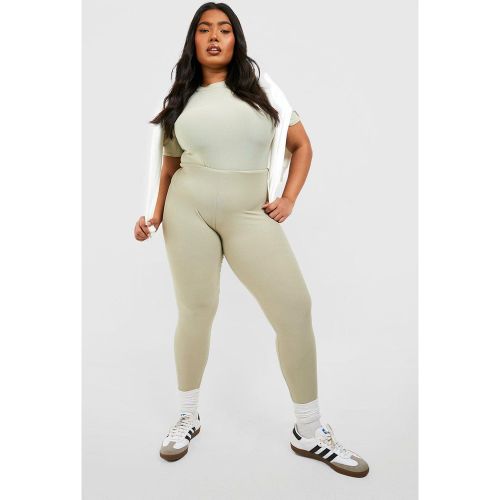 Grande Taille - Legging Basique Doux - 52 - boohoo - Modalova