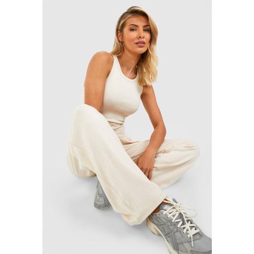 Combinaison Large Côtelée À Dos Nageur - 36 - boohoo - Modalova