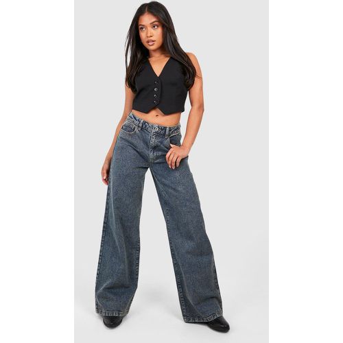 Petite" - Jean Large Basique - 38 - boohoo - Modalova