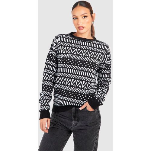 Tall" - Pull De Noël À Motif Jacquard - Xl - boohoo - Modalova