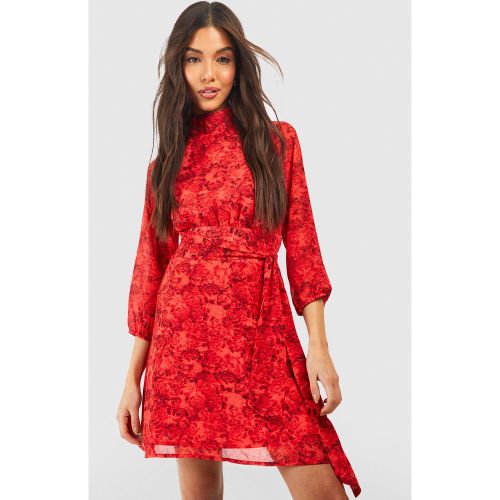 Robe Patineuse Imprimée - 36 - boohoo - Modalova