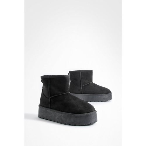 Bottines À Semelles Épaisses - Pointure Large - 40 - boohoo - Modalova