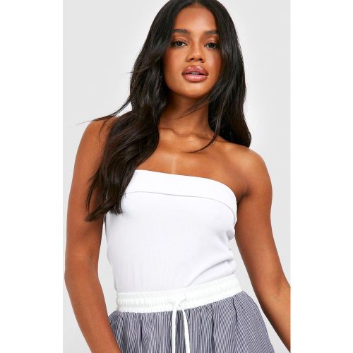 Haut Bandeau Côtelé - 42 - boohoo - Modalova