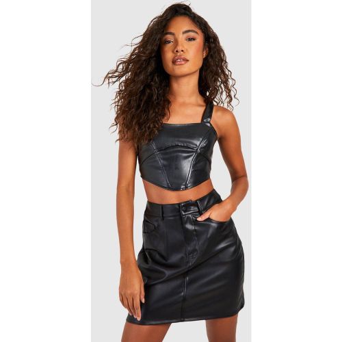 Tall" - Mini-Jupe Taille Haute - 34 - boohoo - Modalova