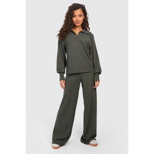 Pantalon Large Côtelé - 34 - boohoo - Modalova