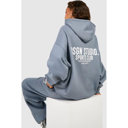 Sweat À Capuche Oversize À Slogan Dsgn Studio - S - boohoo - Modalova