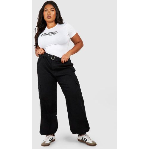 Grande Taille - Jogging Cargo À Ceinture - 50 - boohoo - Modalova