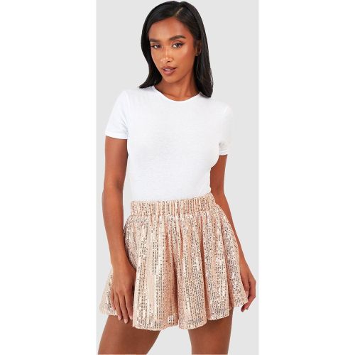 Petite" - Short Pailleté - 34 - boohoo - Modalova
