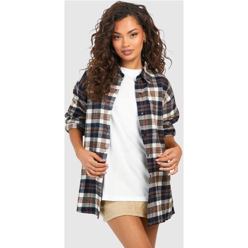 Chemise Oversize À Carreaux - 34 - boohoo - Modalova