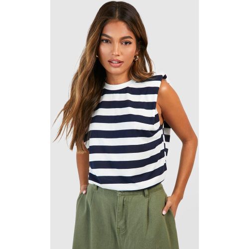 T-Shirt Oversize À Épaulettes - 36 - boohoo - Modalova