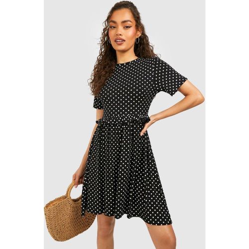 Robe Smockée À Pois - 36 - boohoo - Modalova