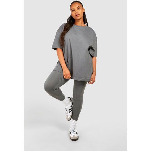 Grande Taille - Ensemble Oversize Avec T-Shirt Et Legging - 48 - boohoo - Modalova