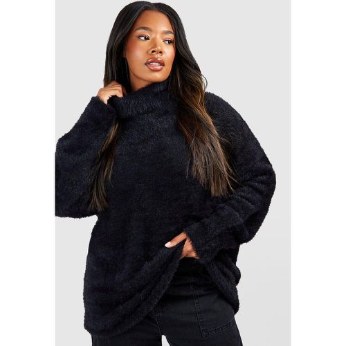 Grande Taille - Pull En Maille Douce À Col Roulé - 44-46 - boohoo - Modalova