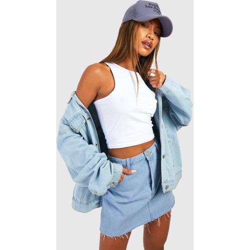 Débardeur Court En Coton À Col Nageur - 44 - boohoo - Modalova