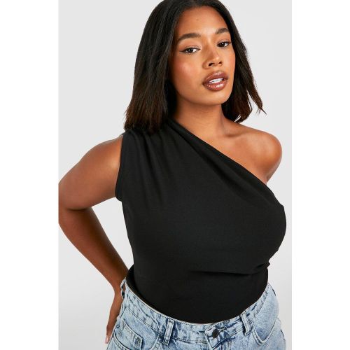 Grande Taille - Top Asymétrique Froncé - 44 - boohoo - Modalova