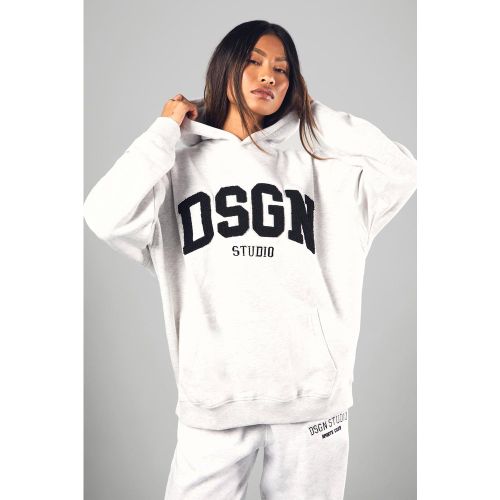 Sweat À Capuche Oversize À Slogan Dsgn Studio - S - boohoo - Modalova