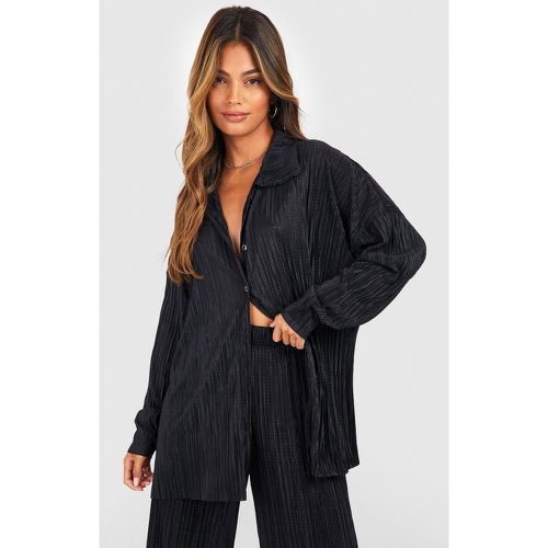 Chemise Oversize Plissée - 42 - boohoo - Modalova