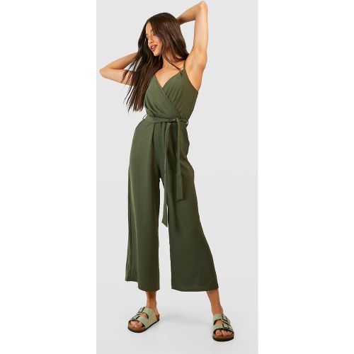 Combinaison Large Courte À Bretelles Fines - 38 - boohoo - Modalova