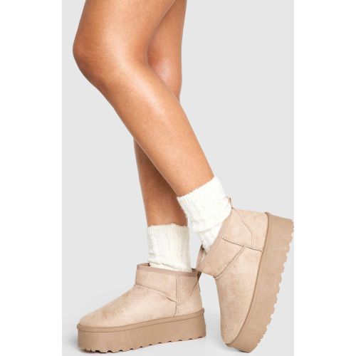 Bottes Synthétiques Plateformes - 36 - boohoo - Modalova